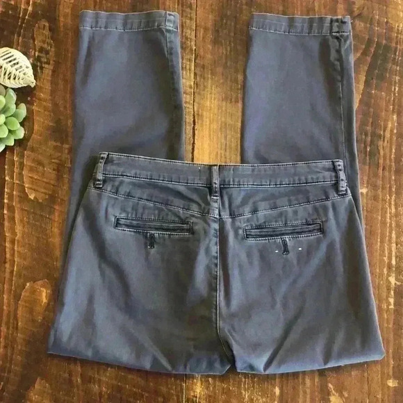 Anthropologie | “Chino by Anthropologie” Slim-fit, Mid-rise Pants, Gray - Picture 4 of 7